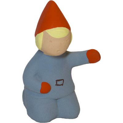 Tomte på knä
